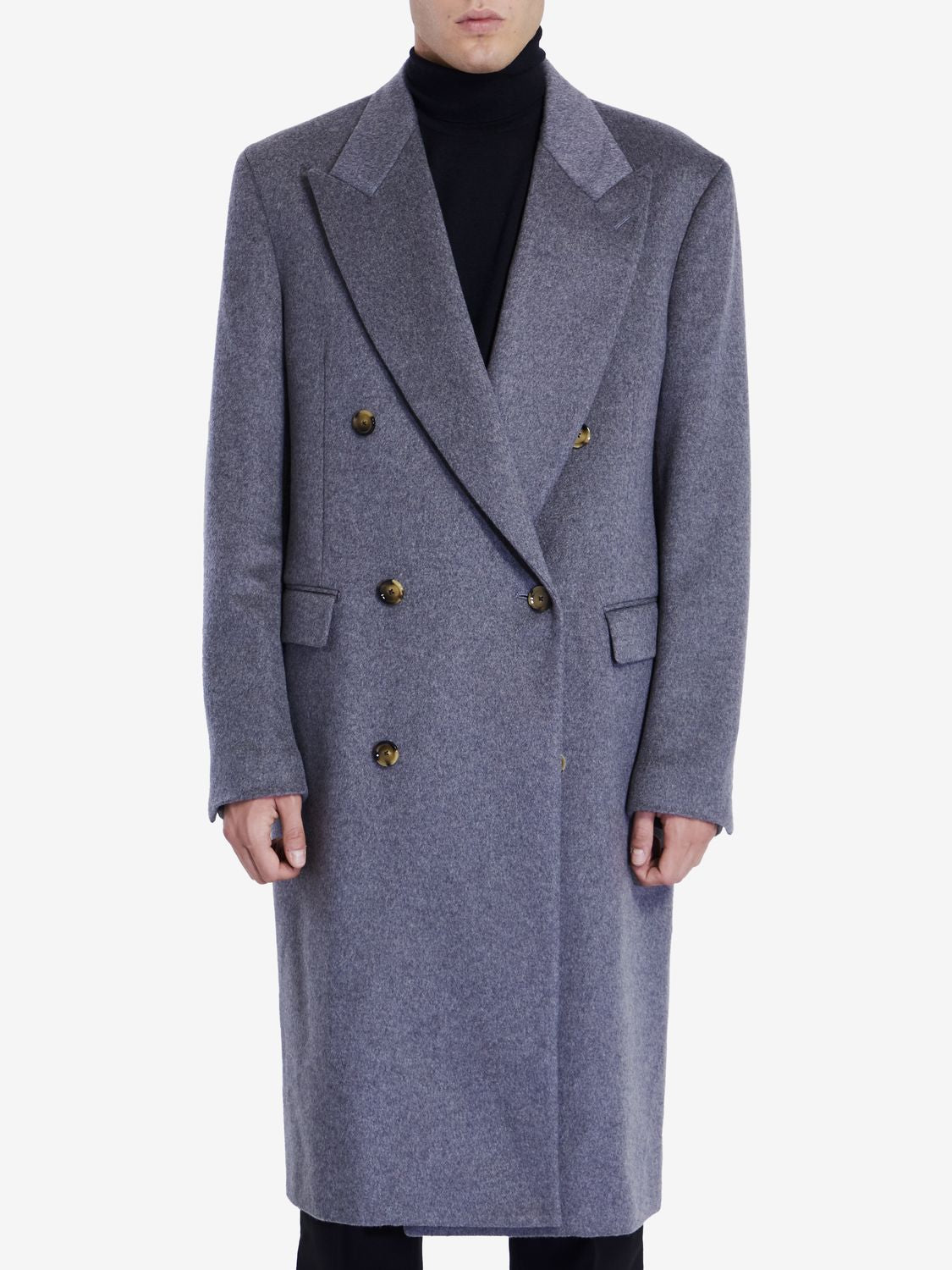 LARDINI Luxe Cashmere Long Jacket - Oversized Fit