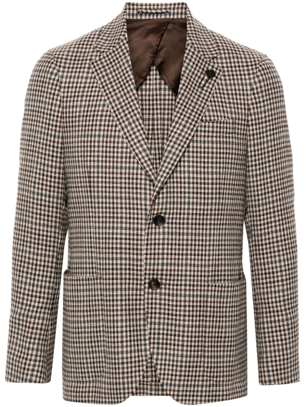 LARDINI Men's Regular Fit Special Line Jacket - FW24 Collection