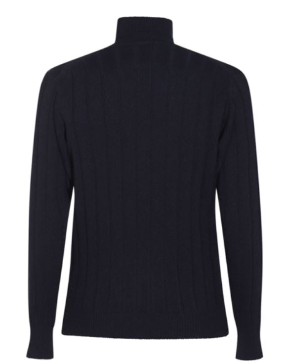 LARDINI Men's Wool Roll Neck Sweater - FW24