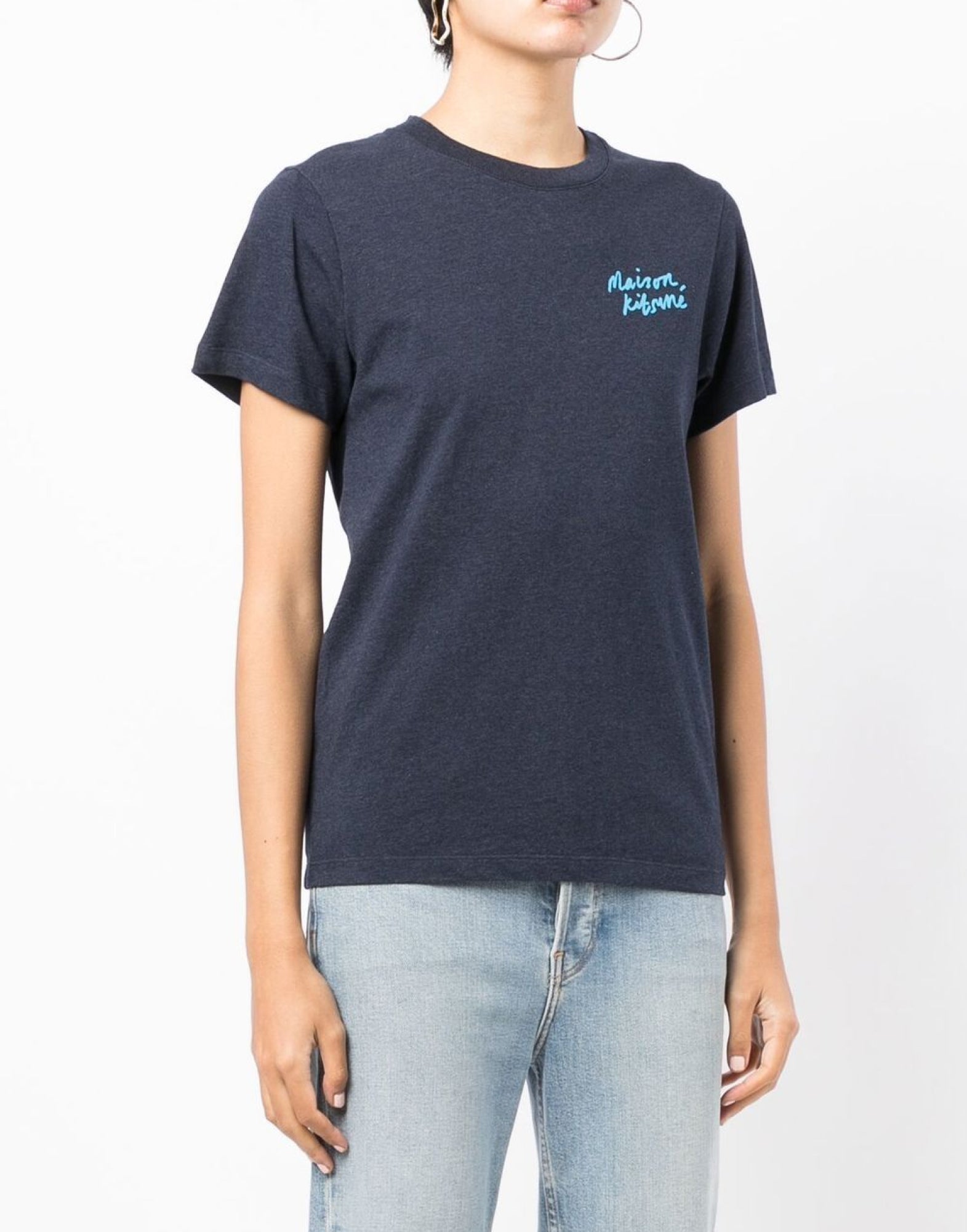 MAISON KITSUNÉ Mini Handwriting Logo T-Shirt