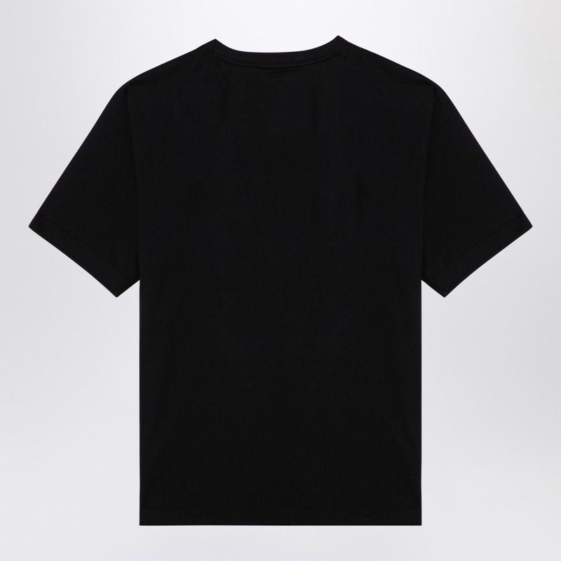 Y-3 Men's Cotton Crew-Neck T-Shirt with Logo