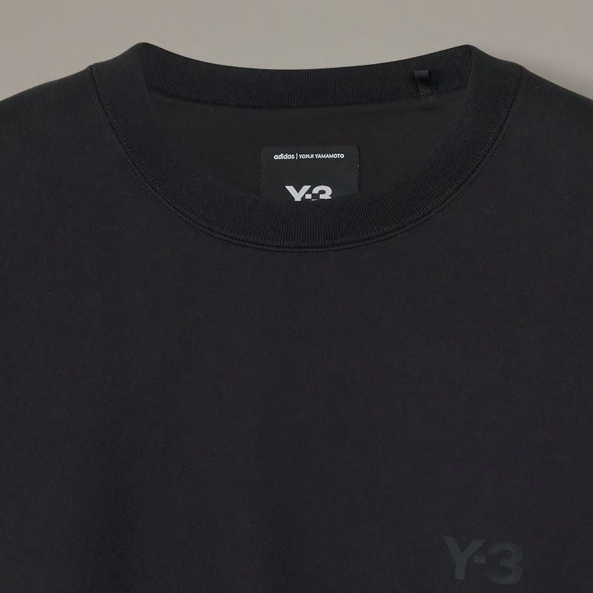 Y-3 Logo Cotton Sweatshirt - Men’s Standard Fit