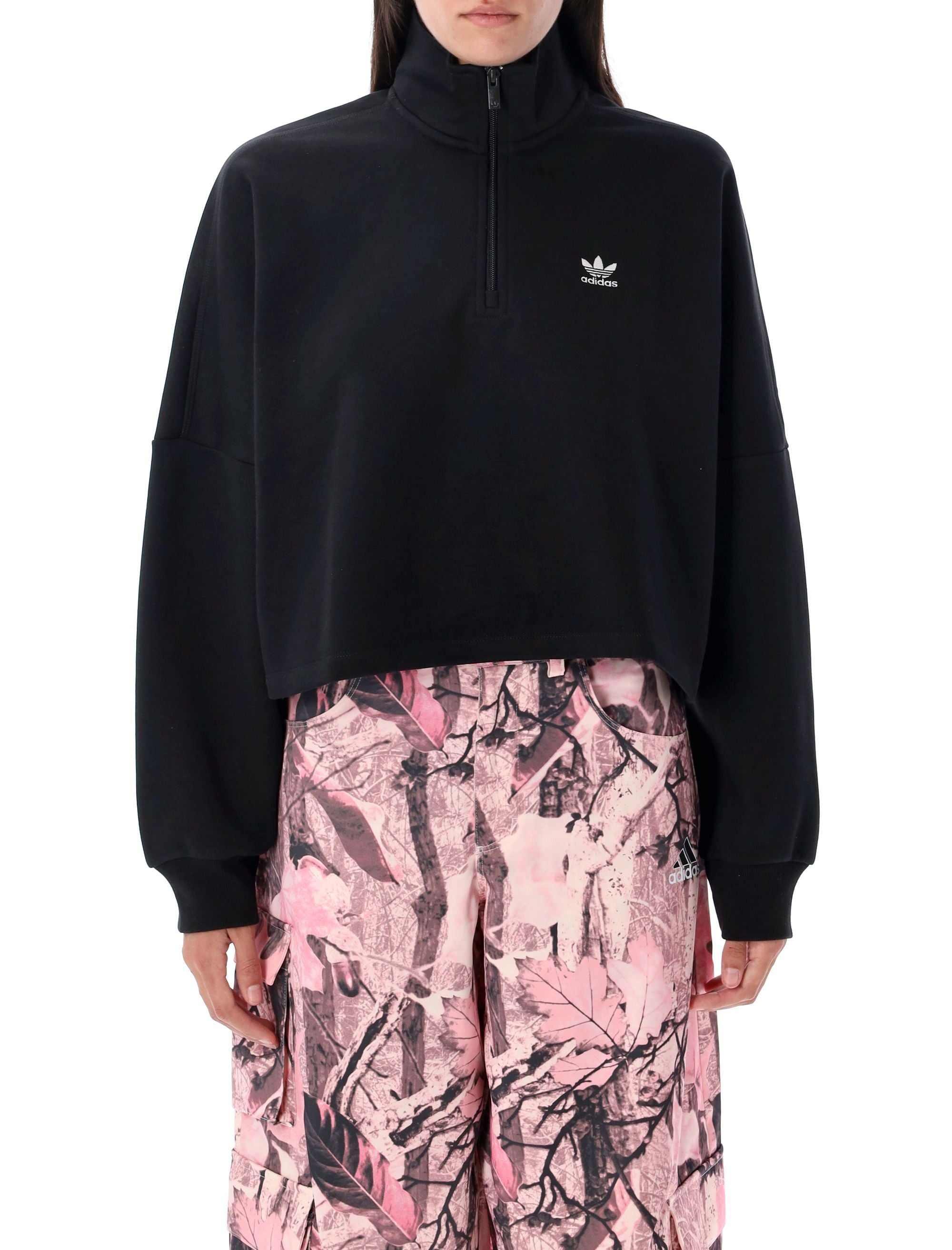 ADIDAS ORIGINALS Half Zip Crewneck for Women