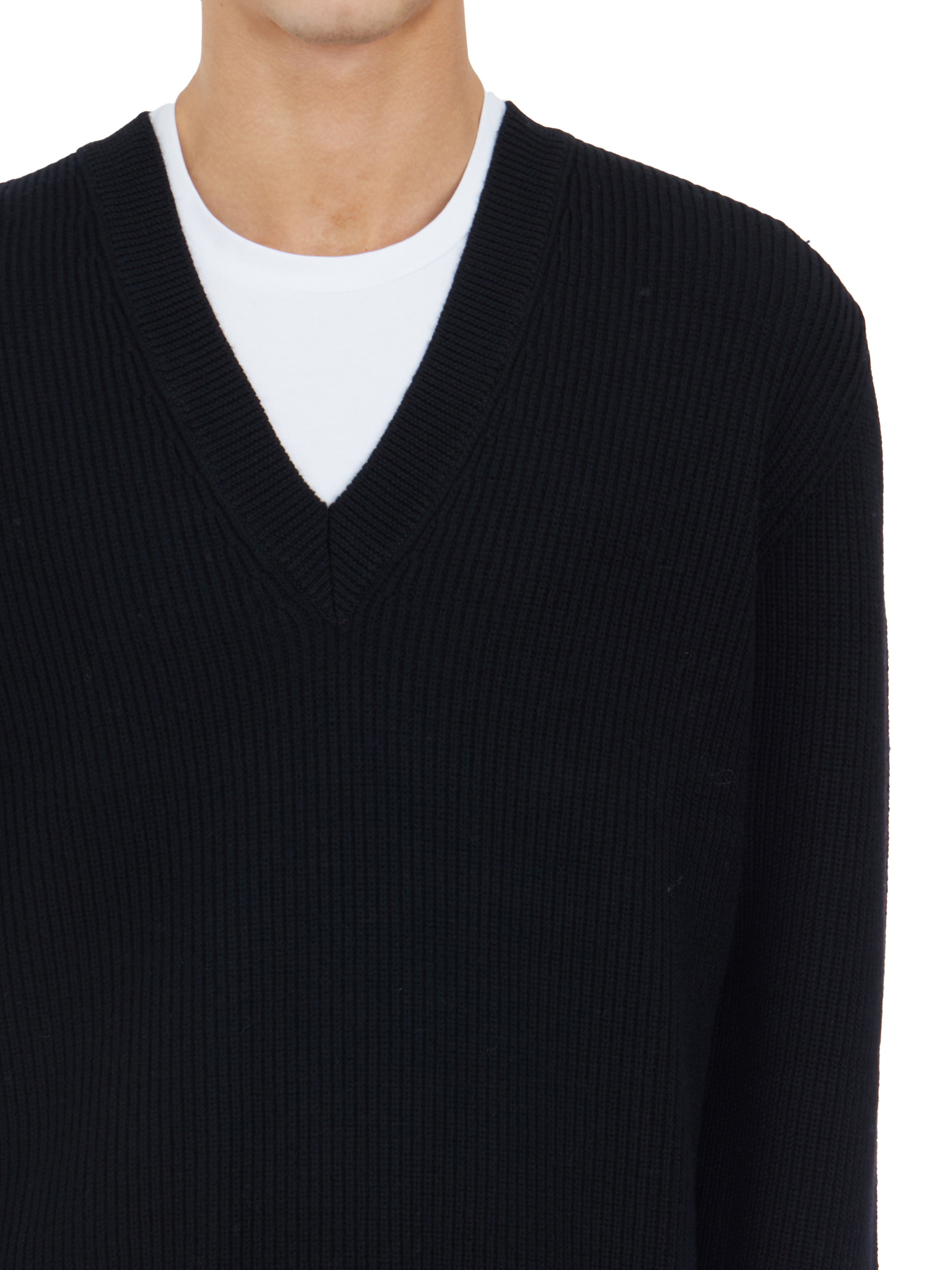SEVEN GAUGE Oversized V-Neck Sweater