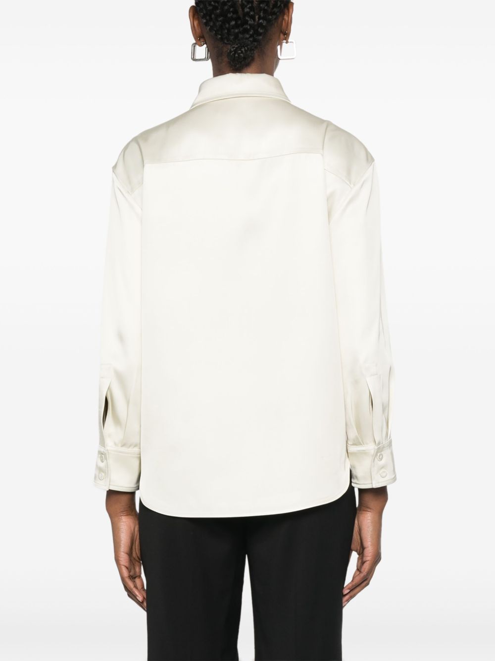 JIL SANDER Natural Button-Up Shirt for Women - SS25