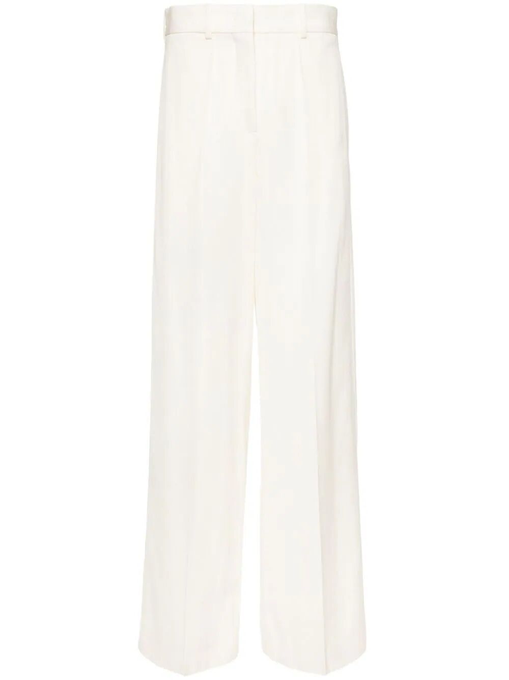 JIL SANDER Wide Leg Tailored Trousers - Size 32