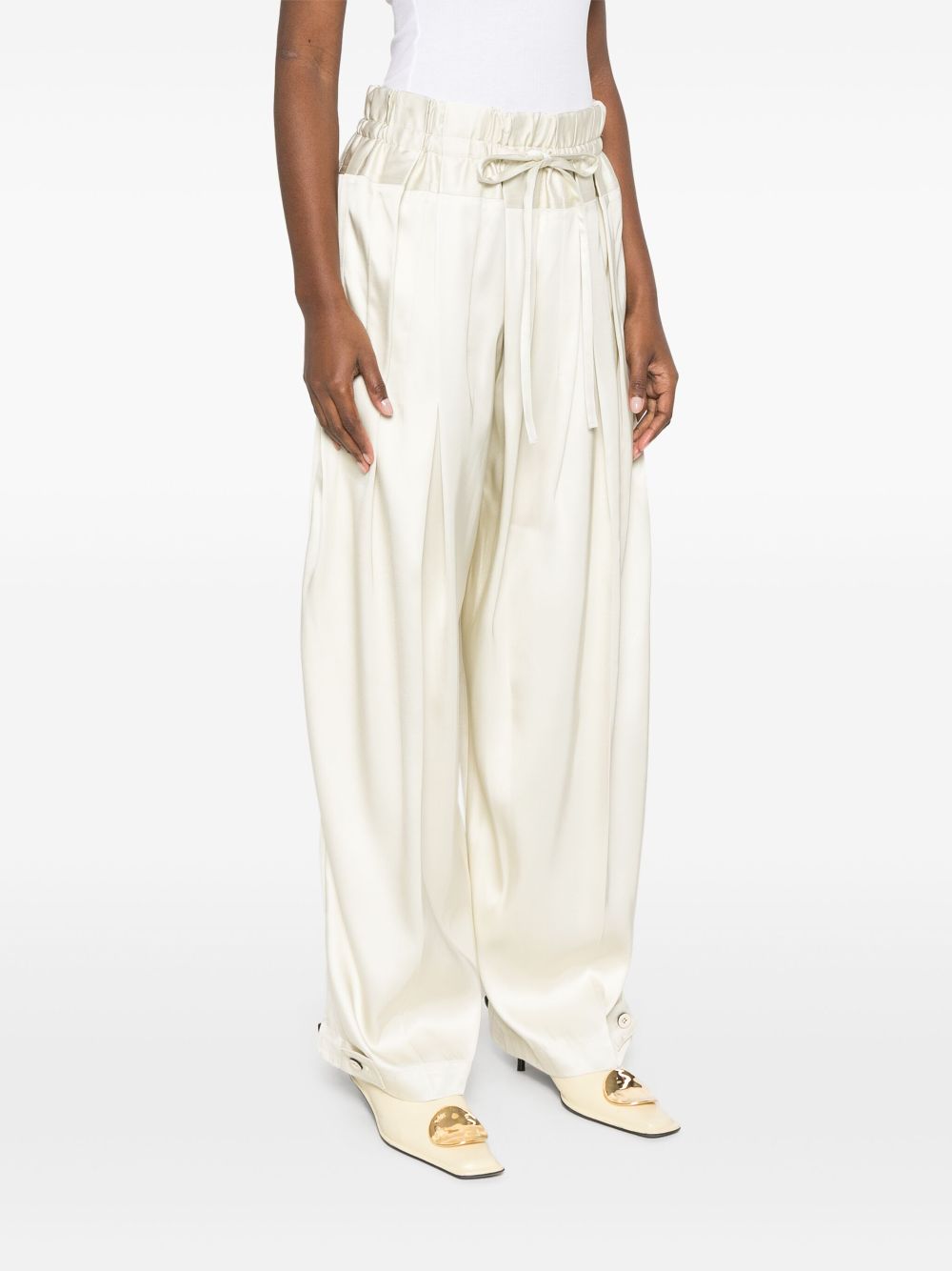JIL SANDER Wide Leg Pants for Women - SS25 Collection
