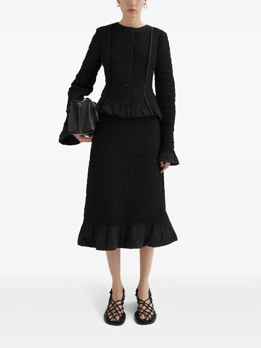 JIL SANDER Draped Detail Jacket for Women