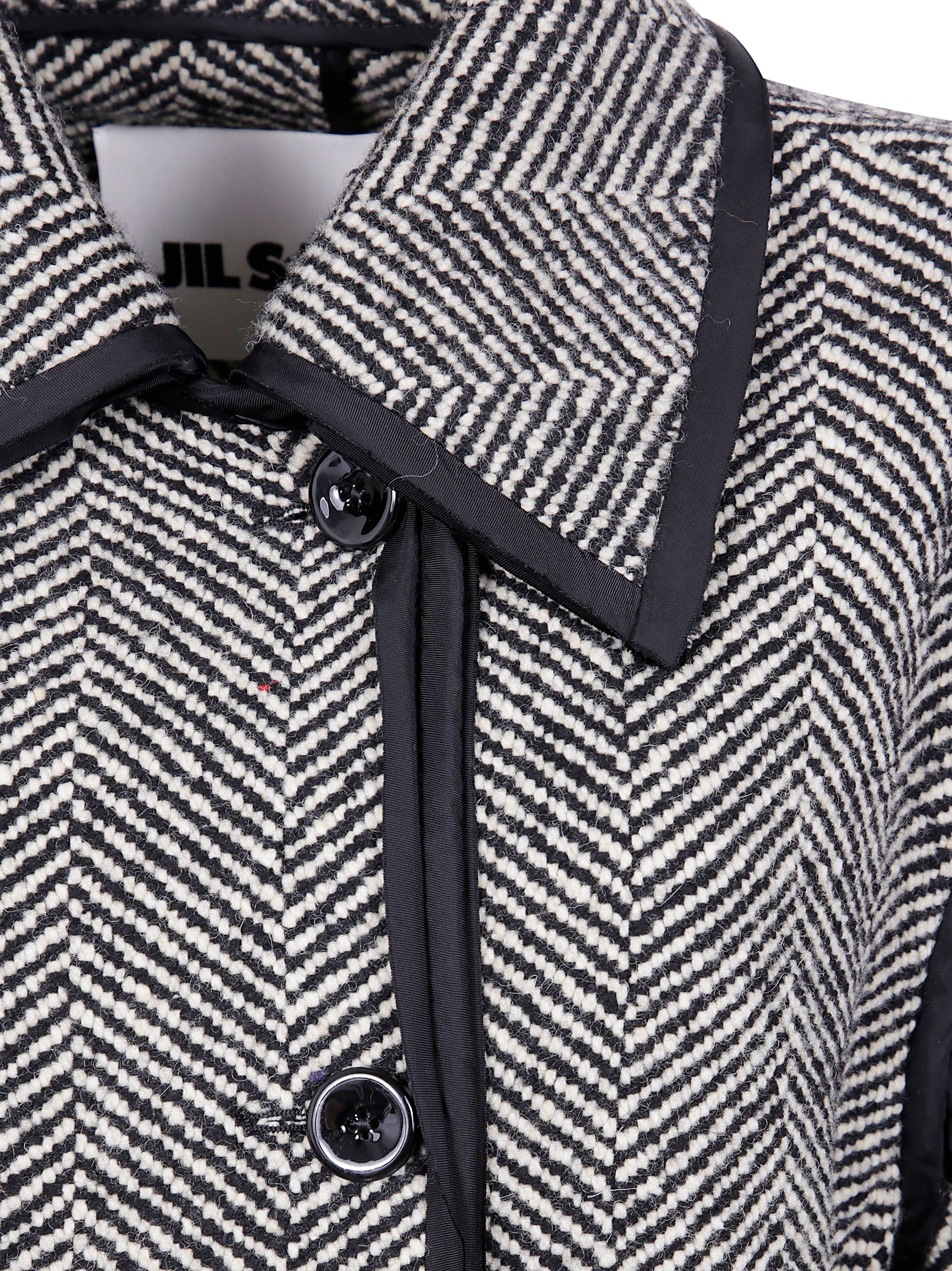 JIL SANDER Elegant Trim Jacket - Women's Outerwear