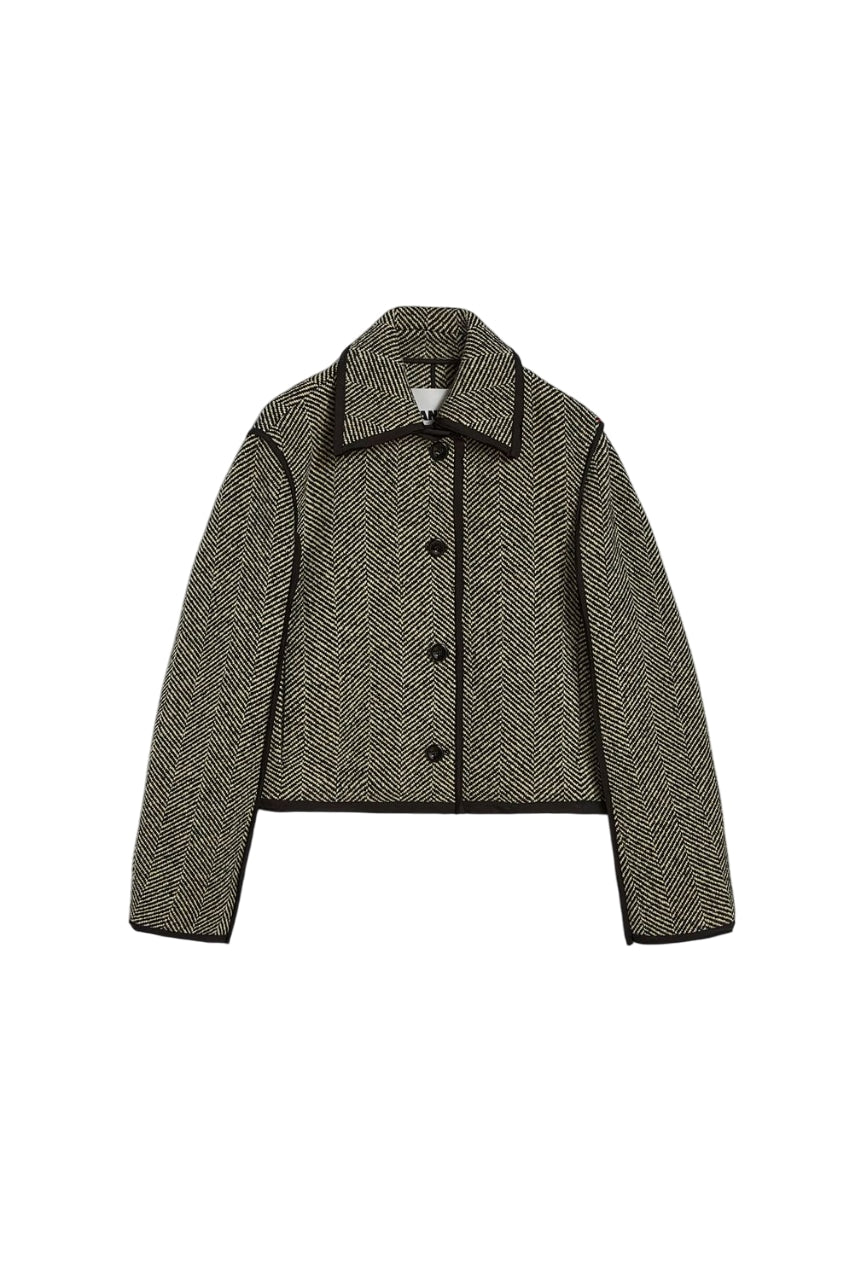 JIL SANDER Wool Tweed Jacket for Women - FW25 Collection