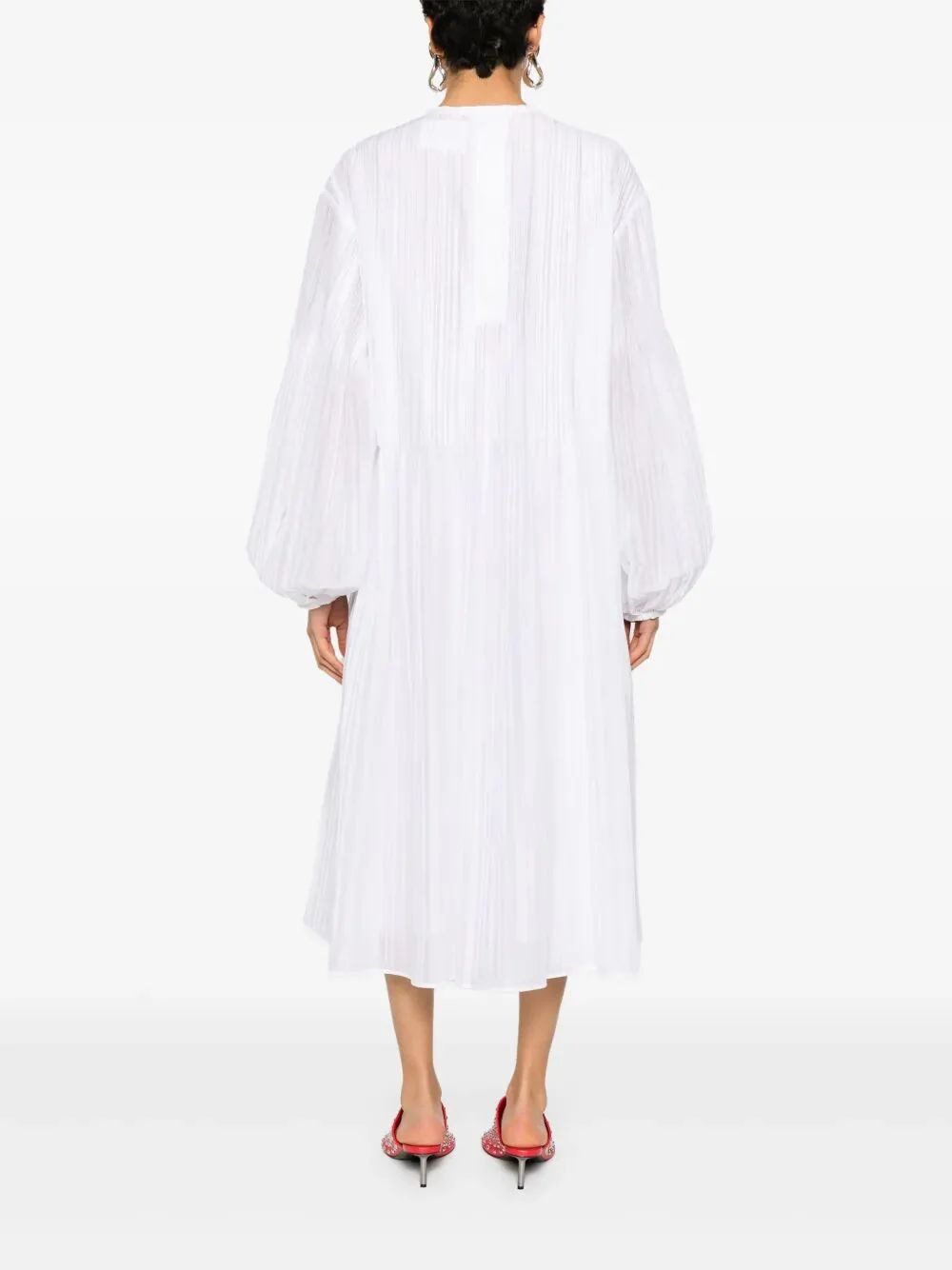 JIL SANDER Pleated Mini Dress