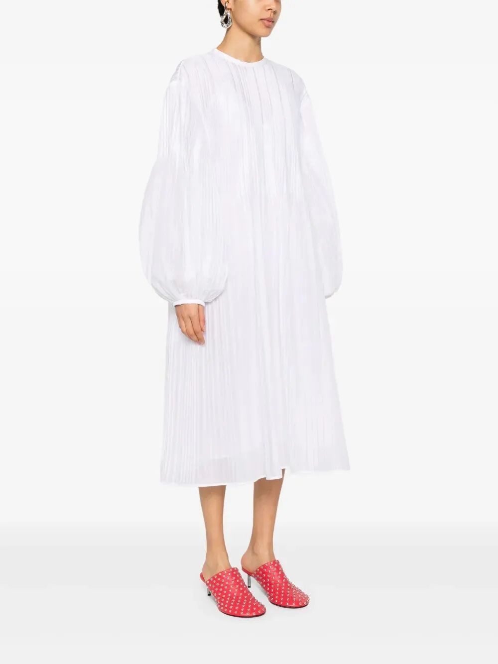 JIL SANDER Pleated Mini Dress