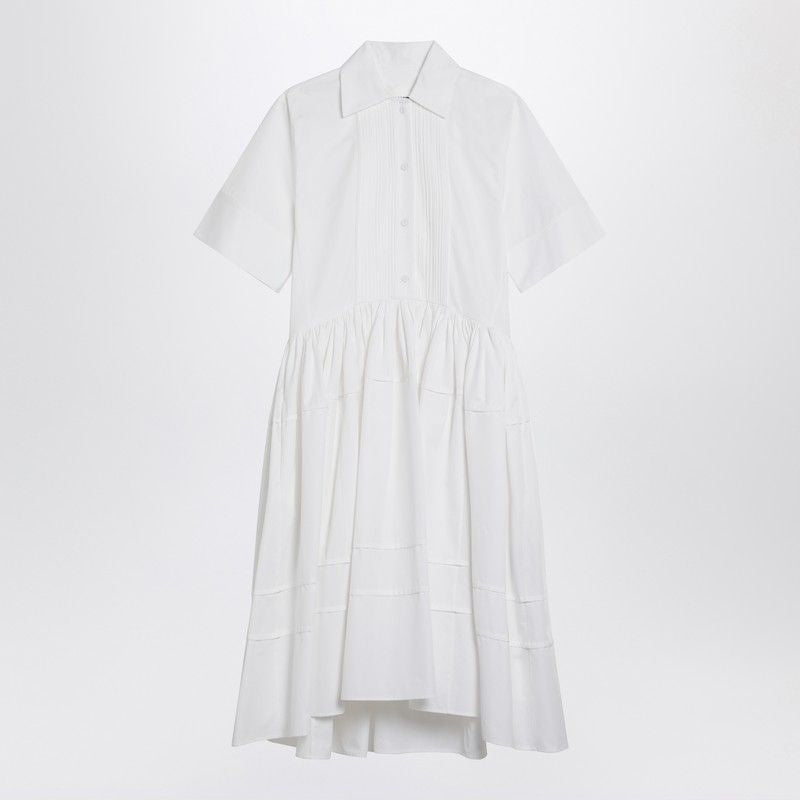JIL SANDER Cotton Chemisier Mini Dress
