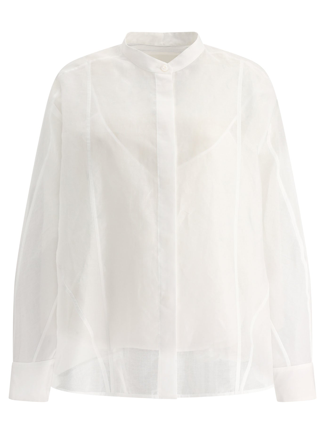 JIL SANDER Shirt with Petticoat - Women's Mini Shirt Design