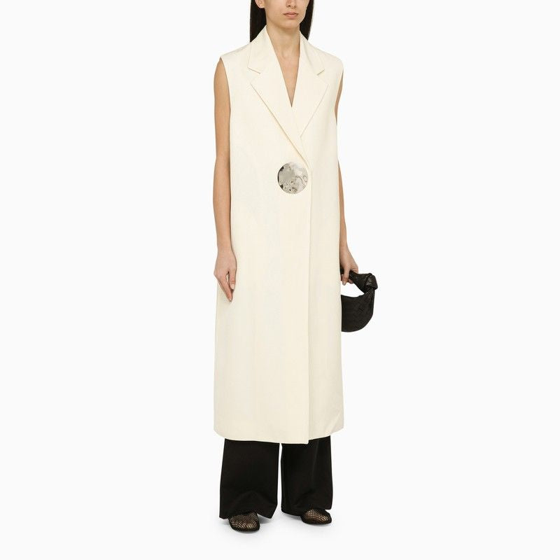 JIL SANDER Viscose Blend Vest for Women - SS24 Collection