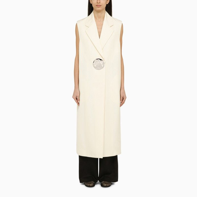 JIL SANDER Viscose Blend Vest for Women - SS24 Collection