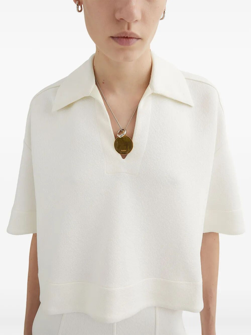 JIL SANDER Classic Short Sleeve Polo Shirt