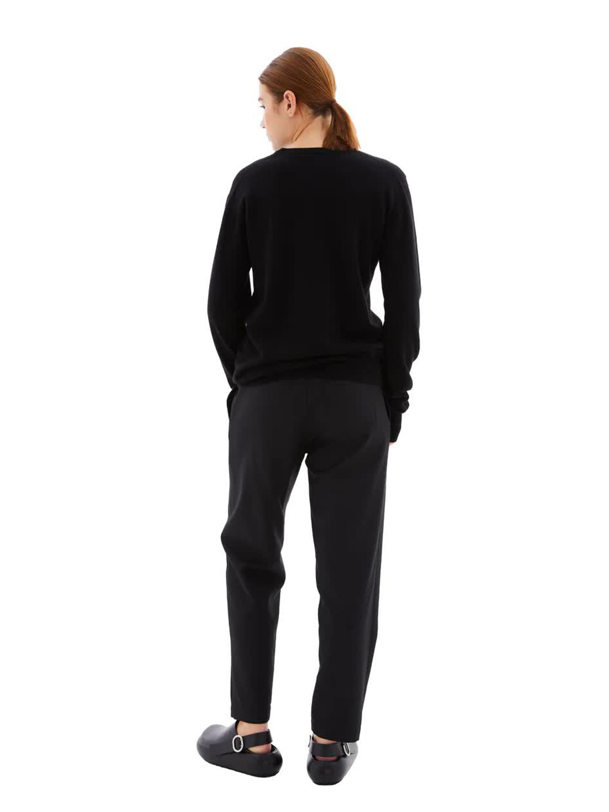 JIL SANDER Long Sleeve Cotton Sweater