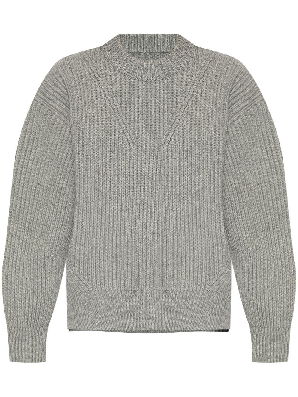 JIL SANDER Luxury Wool Sweater for Women - Straight Cut with Slits