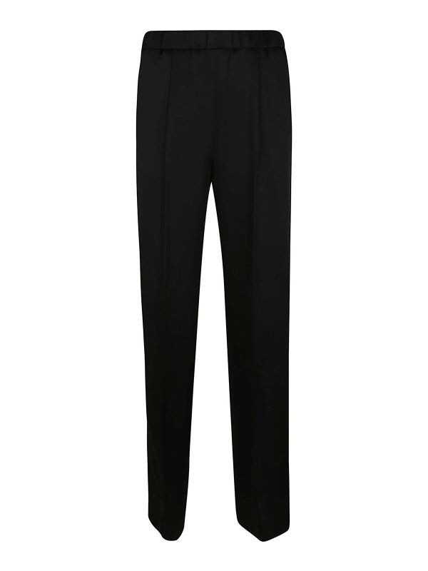 JIL SANDER Oversized Pants with Slit and Pocket Details