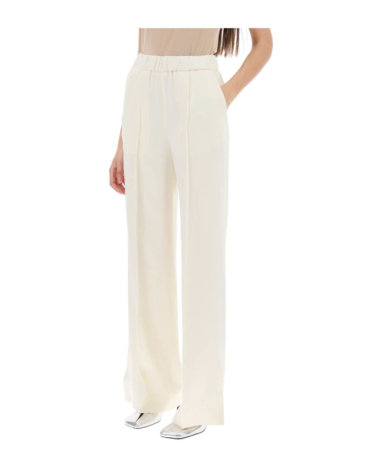 JIL SANDER Fruncida Belt Pants for Women - SS25 Collection