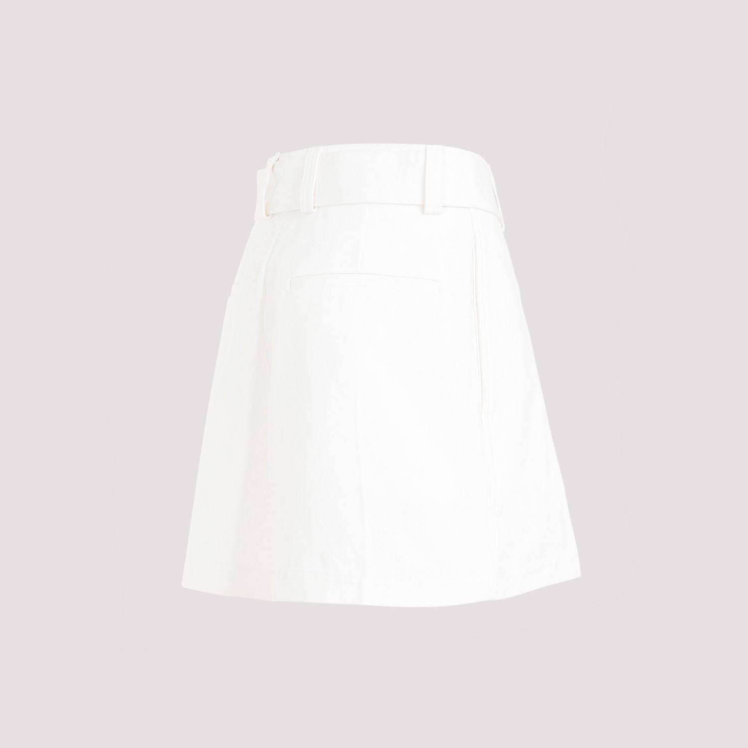 JIL SANDER Mid Waist Cotton Shorts for Women