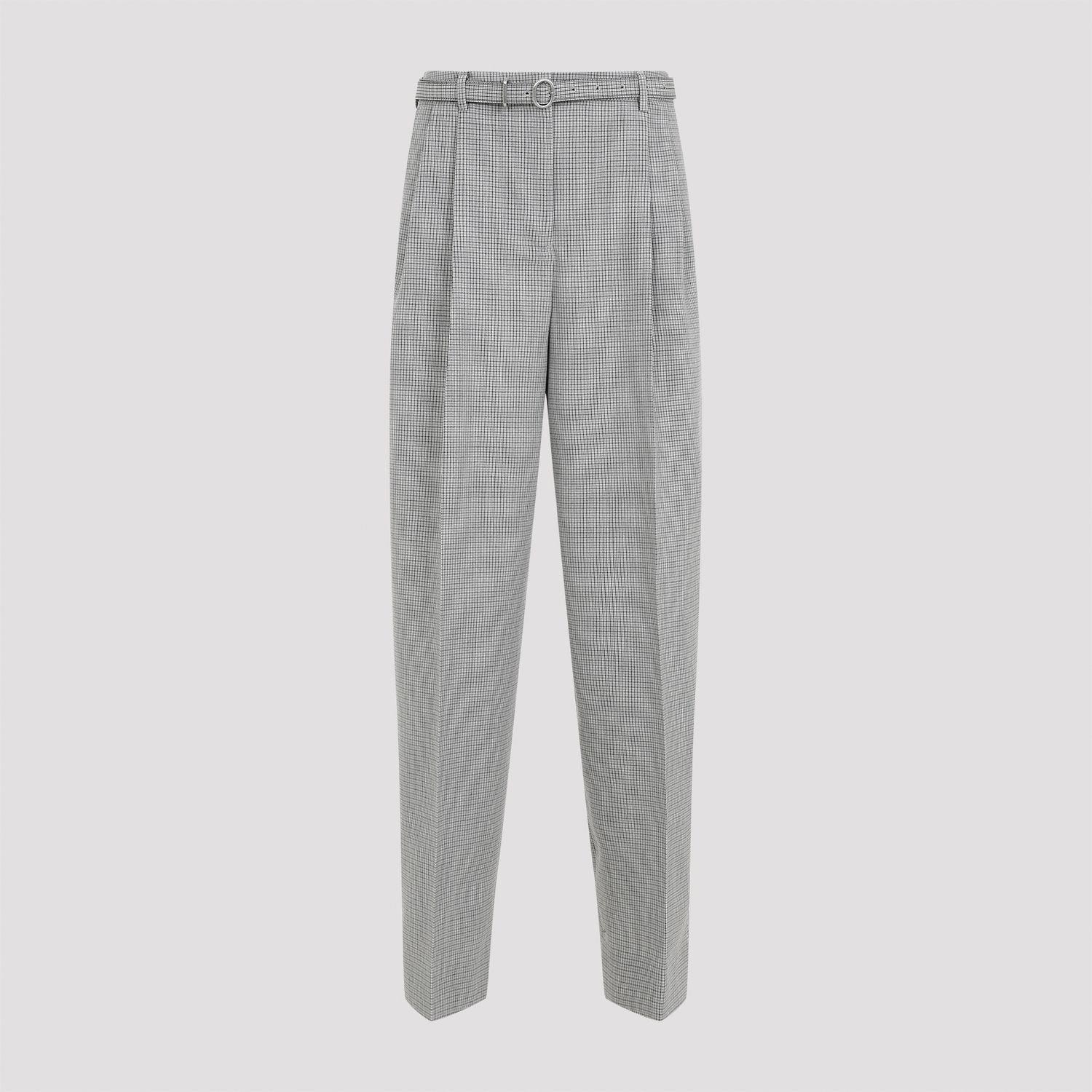JIL SANDER Soft Wool Trousers for Women