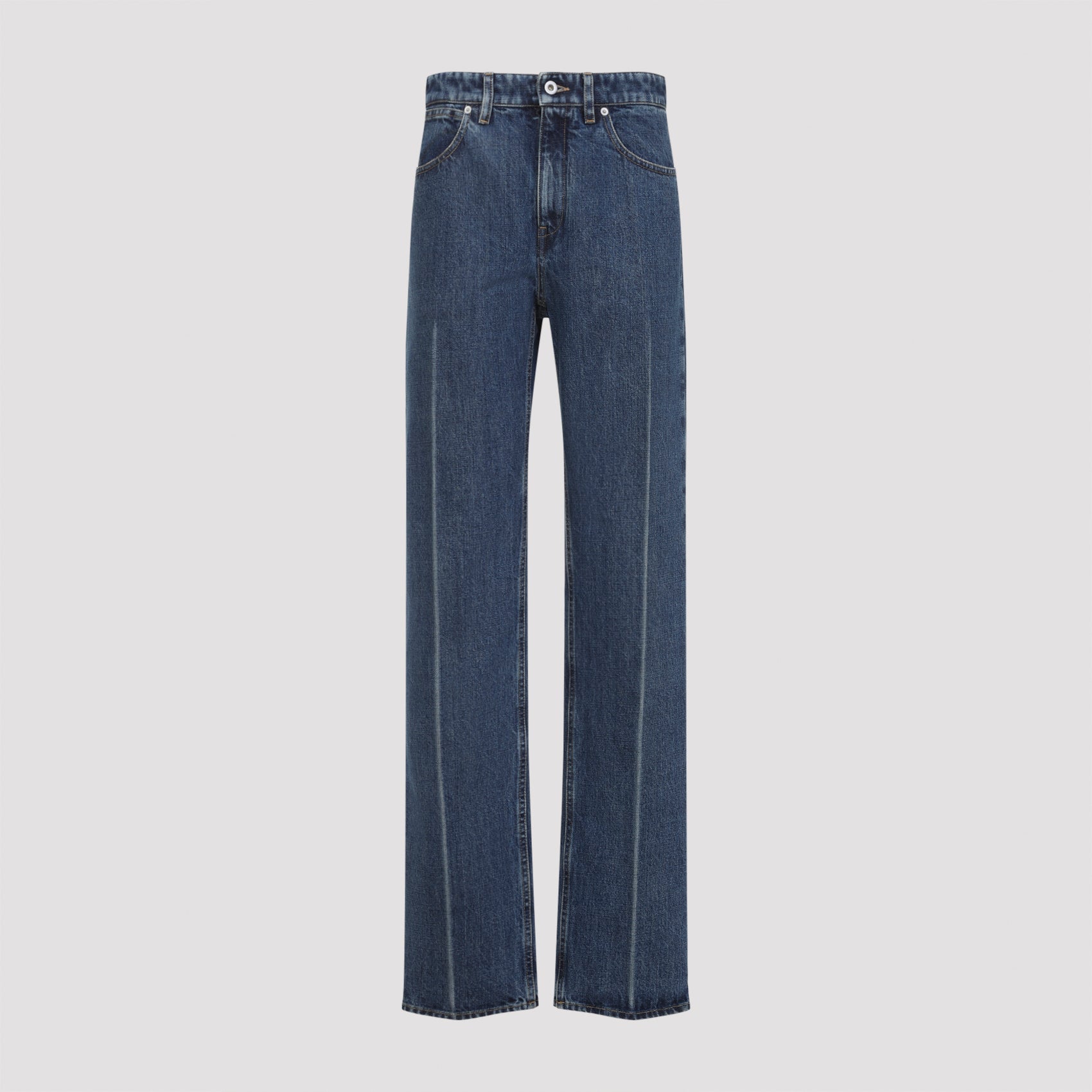 JIL SANDER Treated Cotton Trousers for Women