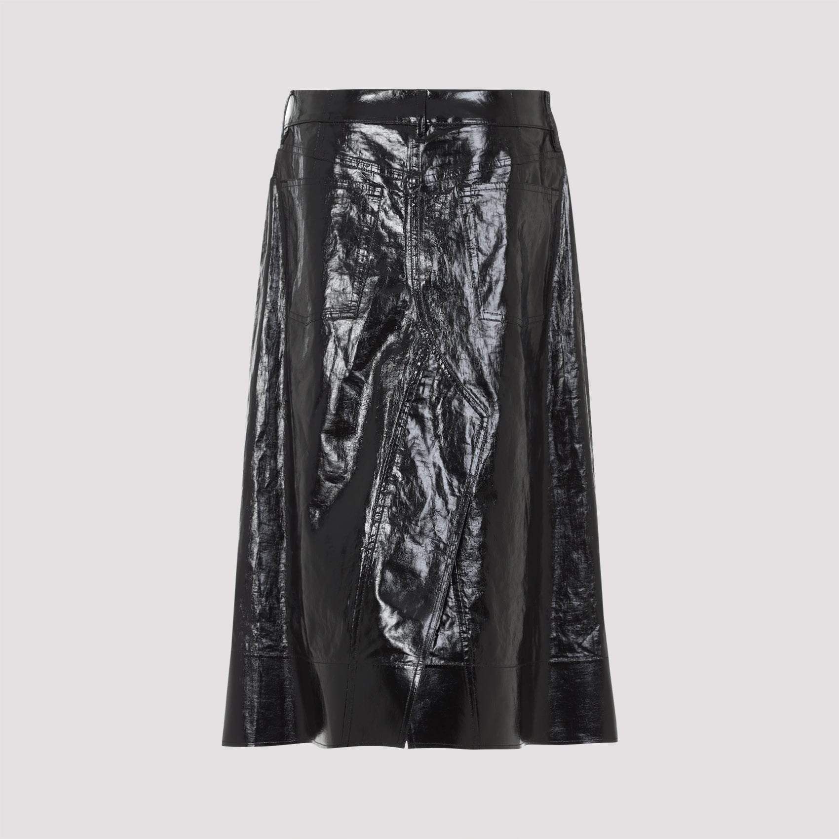 JIL SANDER Linen Mini Skirt