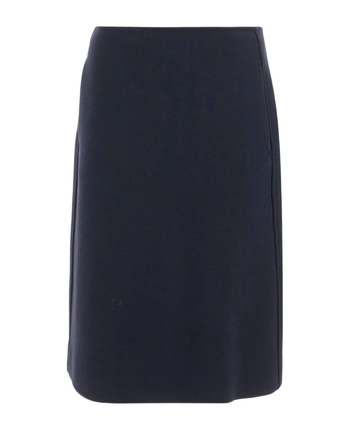JIL SANDER Wool Blend Midi Skirt