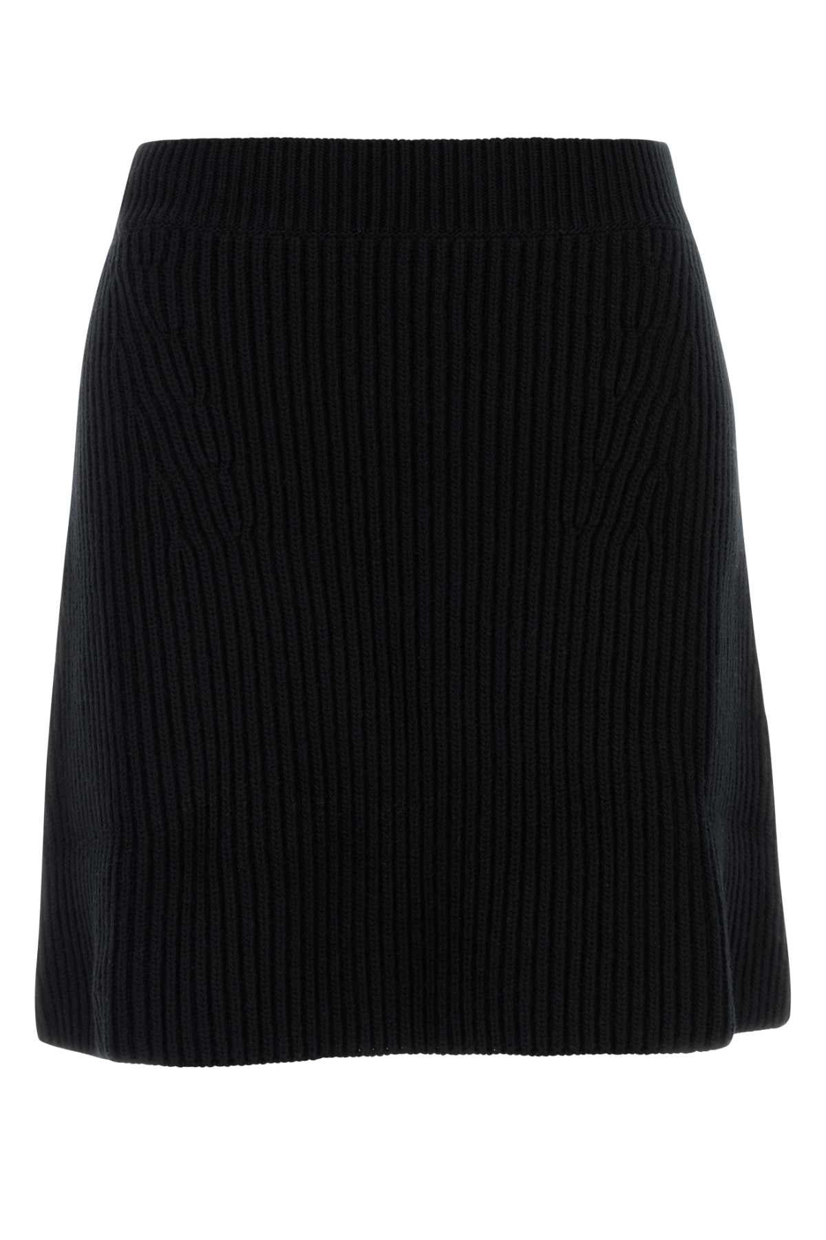JIL SANDER Chic Wool Mini Skirt for Women - Fall 2025