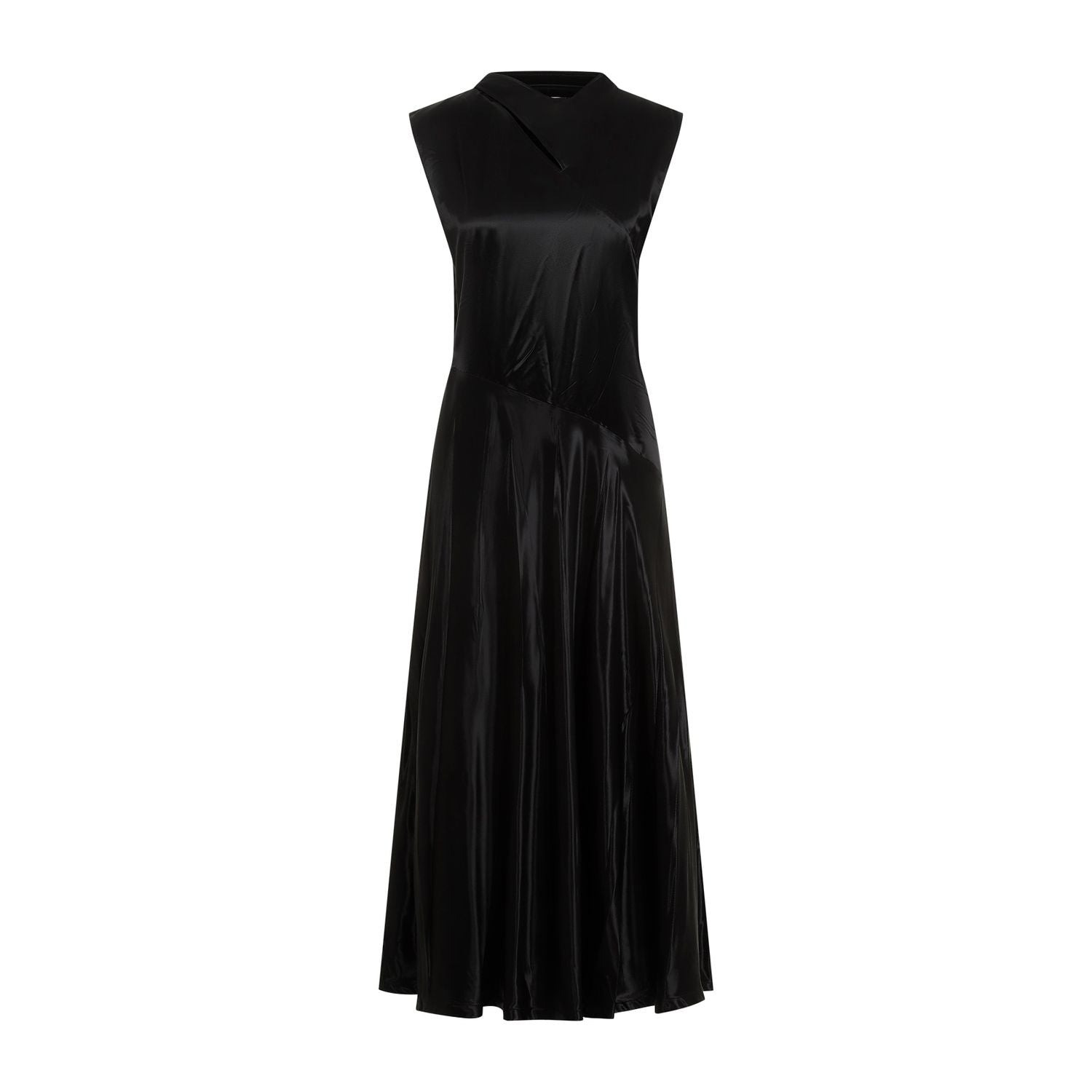 JIL SANDER Flowy Long Dress for Elegant Occasions