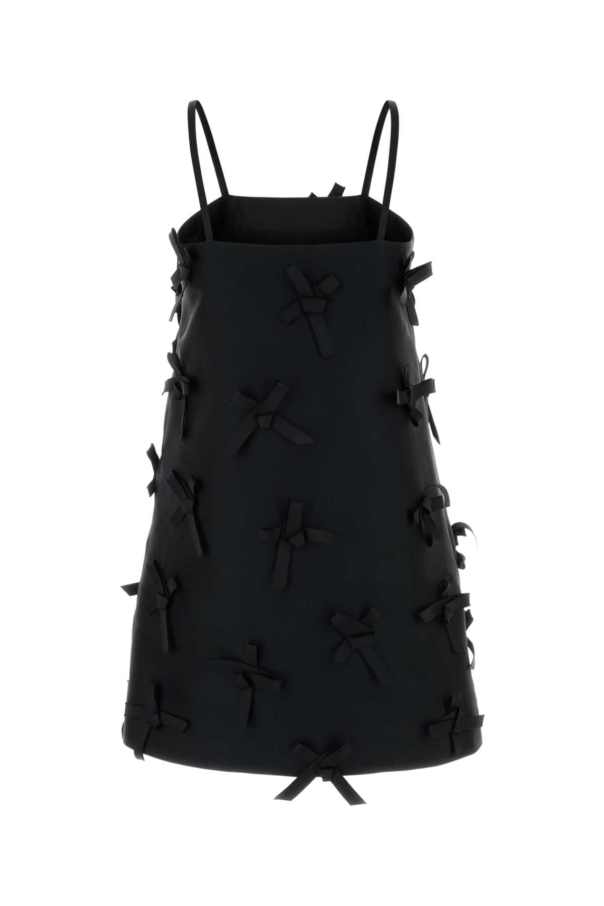 JIL SANDER Elegant Mini Dress with Bow Accents
