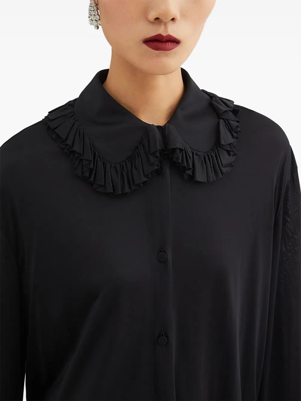 JIL SANDER Ruffled Collared Women's Shirt
