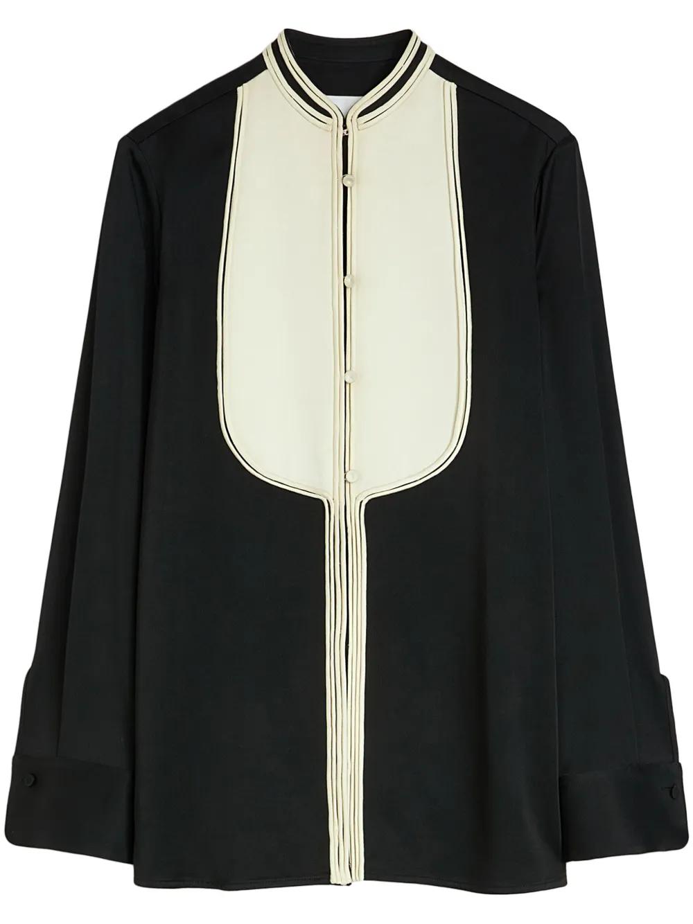 JIL SANDER Contrast Pocket Long Sleeve Shirt