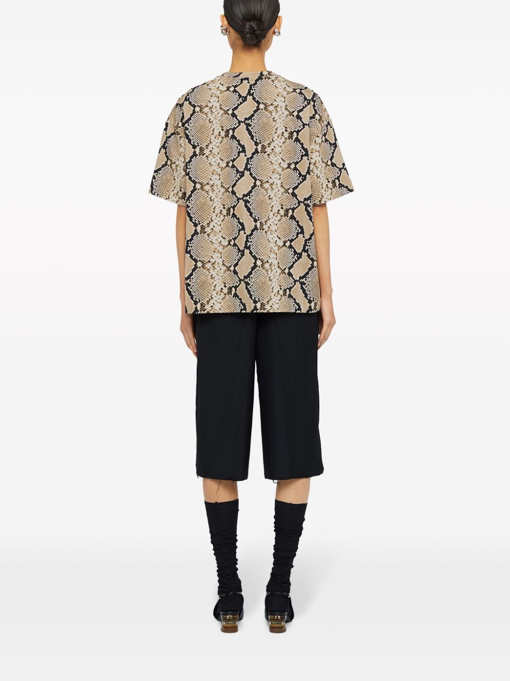 JIL SANDER Animal Print T-Shirt - Size S