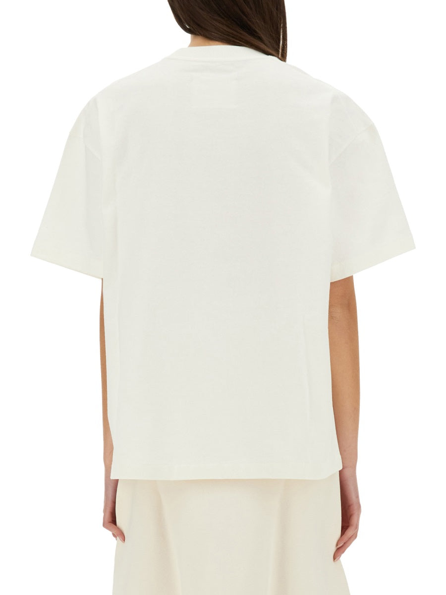 JIL SANDER Wide Logo T-Shirt for Women
