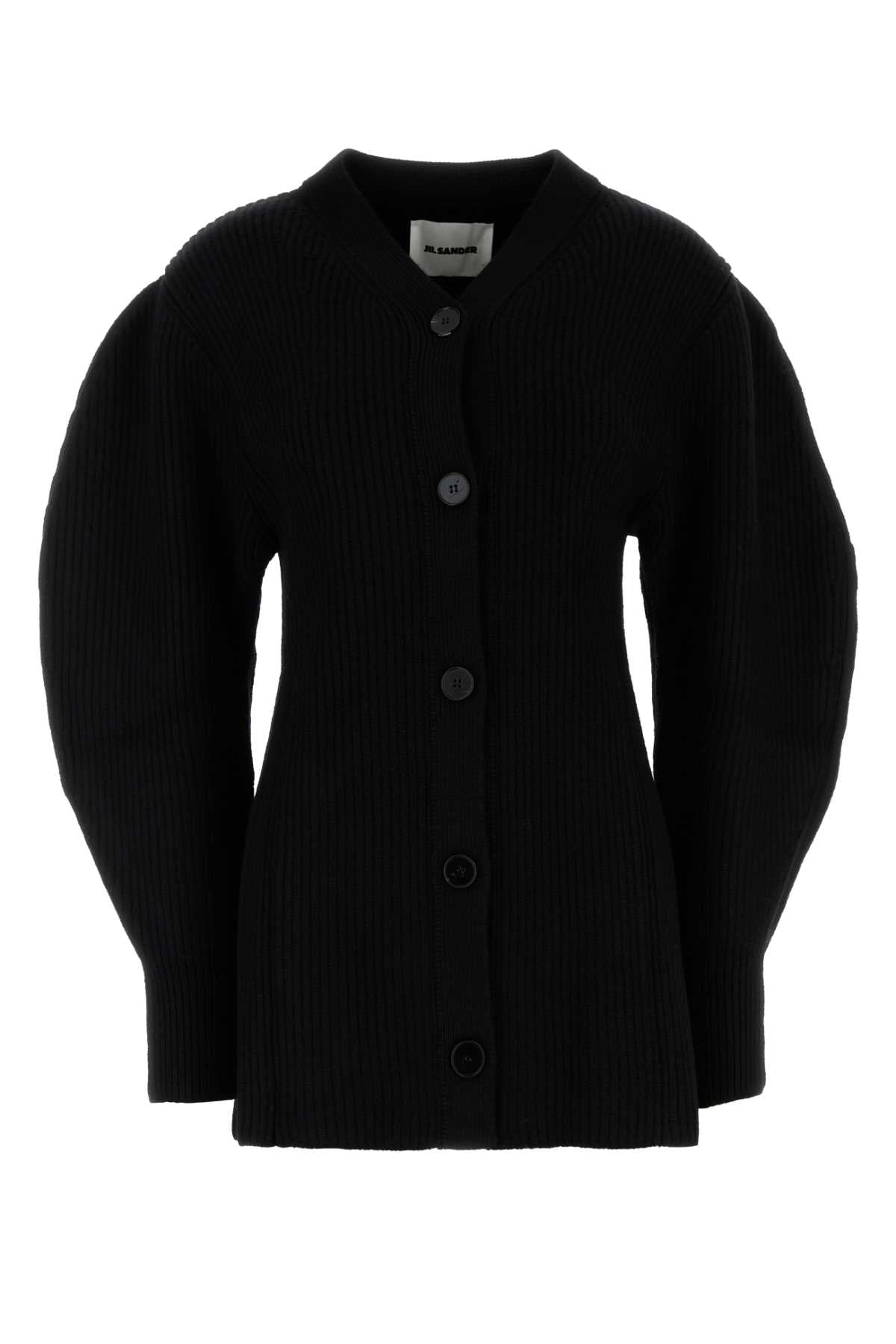 JIL SANDER Long Wool Cardigan for Women - SS25 Collection