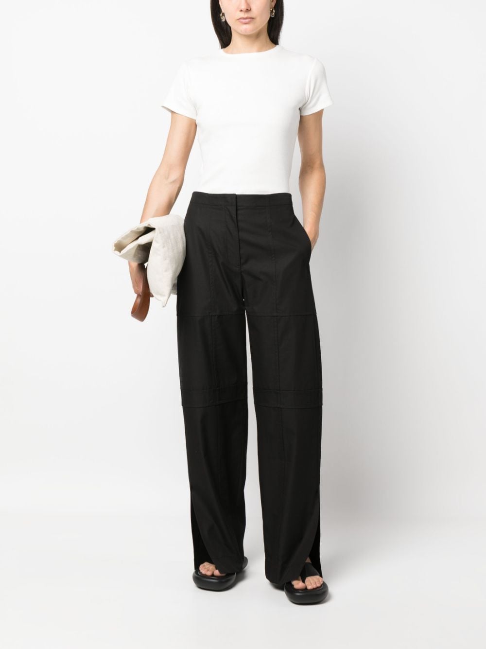 JIL SANDER Cotton Cargo Pants 36