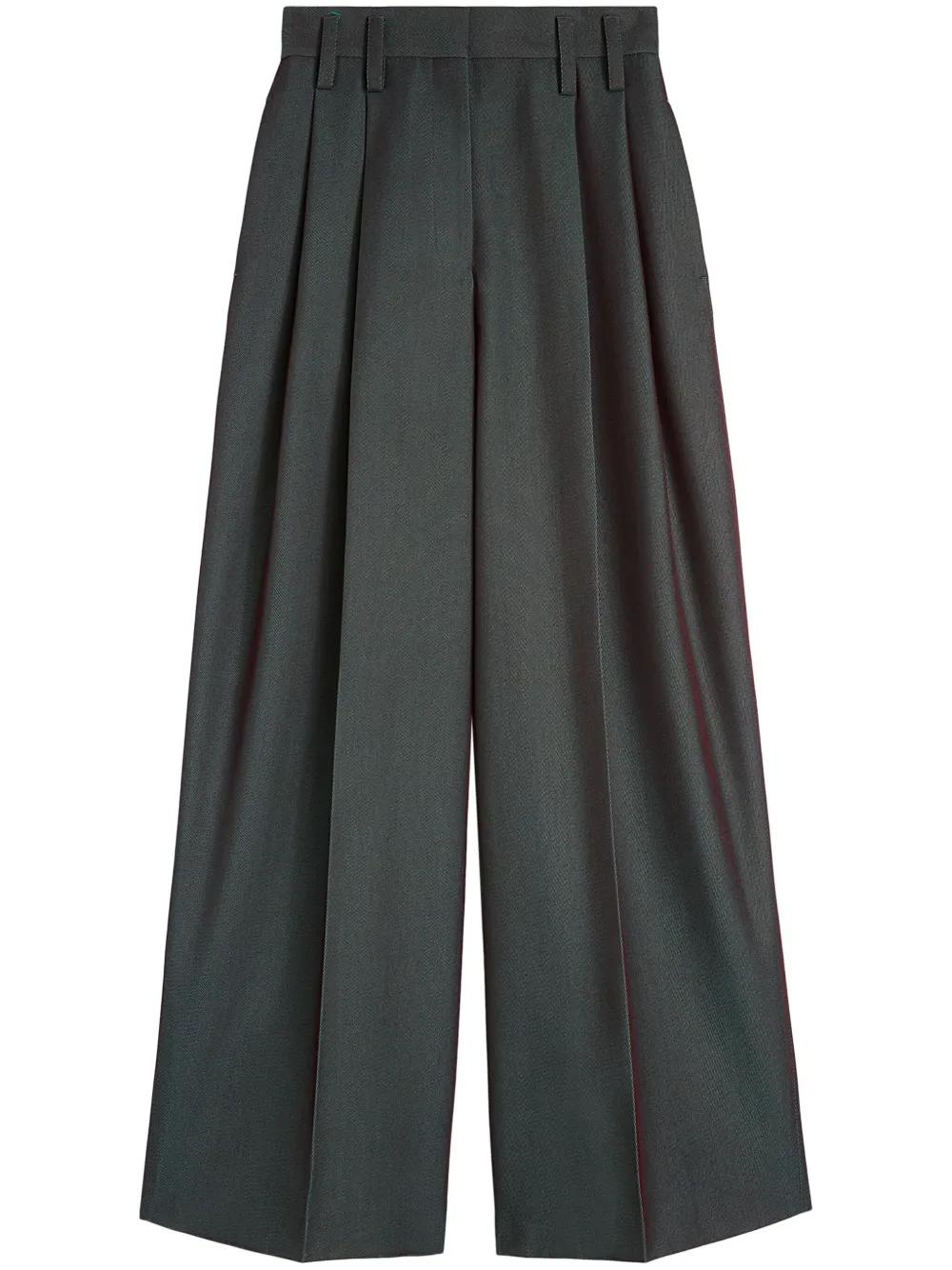 JIL SANDER Wide-Leg Cotton Pants for Women