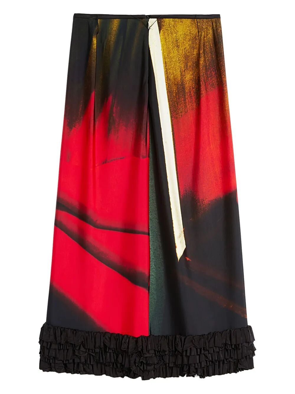 JIL SANDER Mini Ruffled Skirt