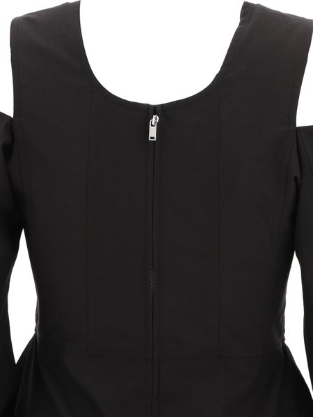 JIL SANDER Cut-Out Balloon-Sleeved Top - Size 38