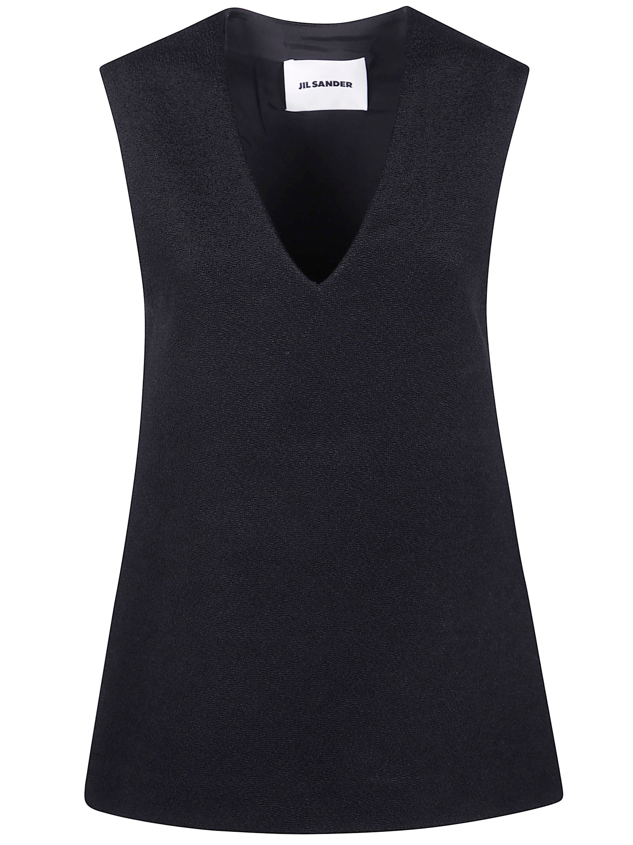 JIL SANDER V Neck Sleeveless Top