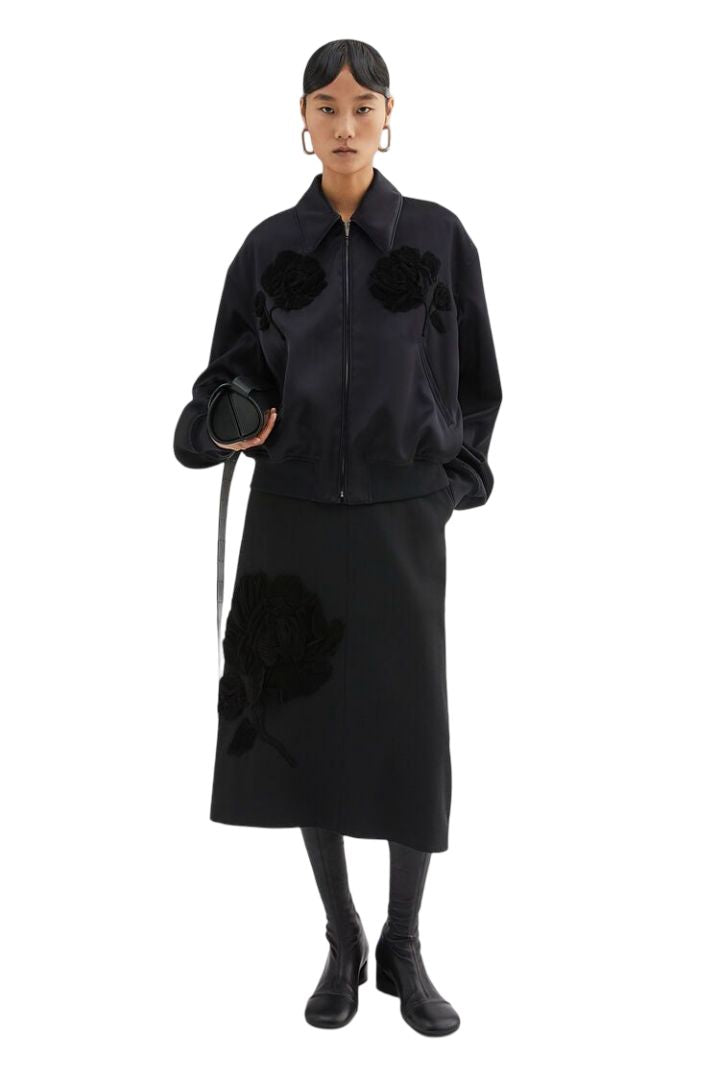 JIL SANDER Floral Relief Women's Bomber Jacket