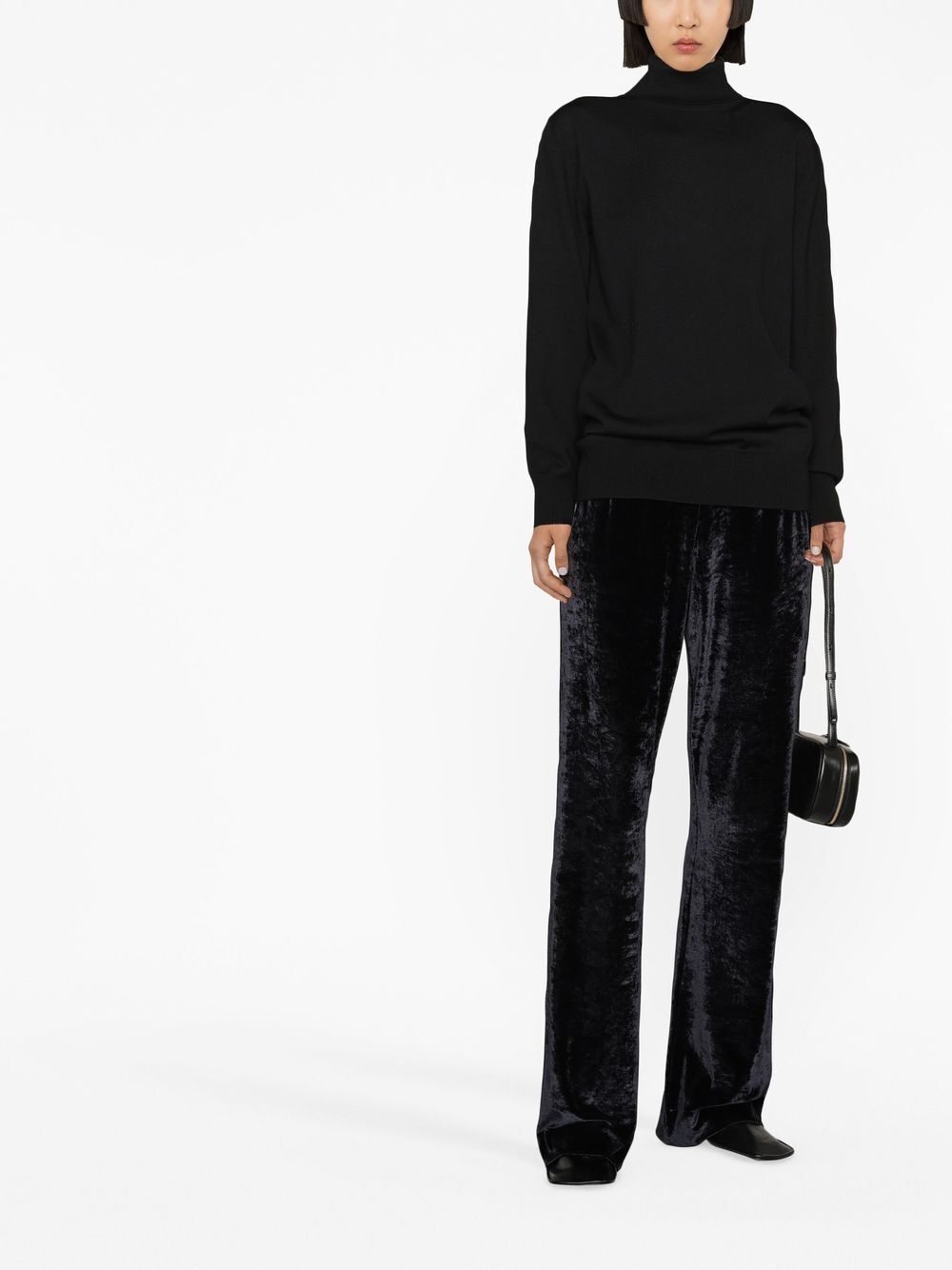 JIL SANDER Superfine Merino Midweight High Neck Jumper