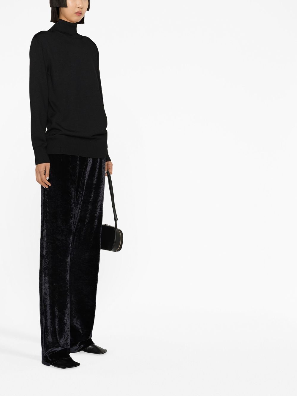 JIL SANDER Superfine Merino Midweight High Neck Jumper