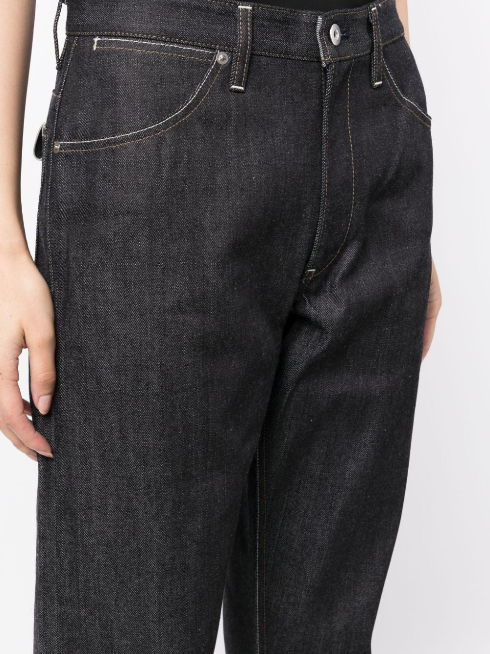JIL SANDER Slim Fit Raw Denim Jeans