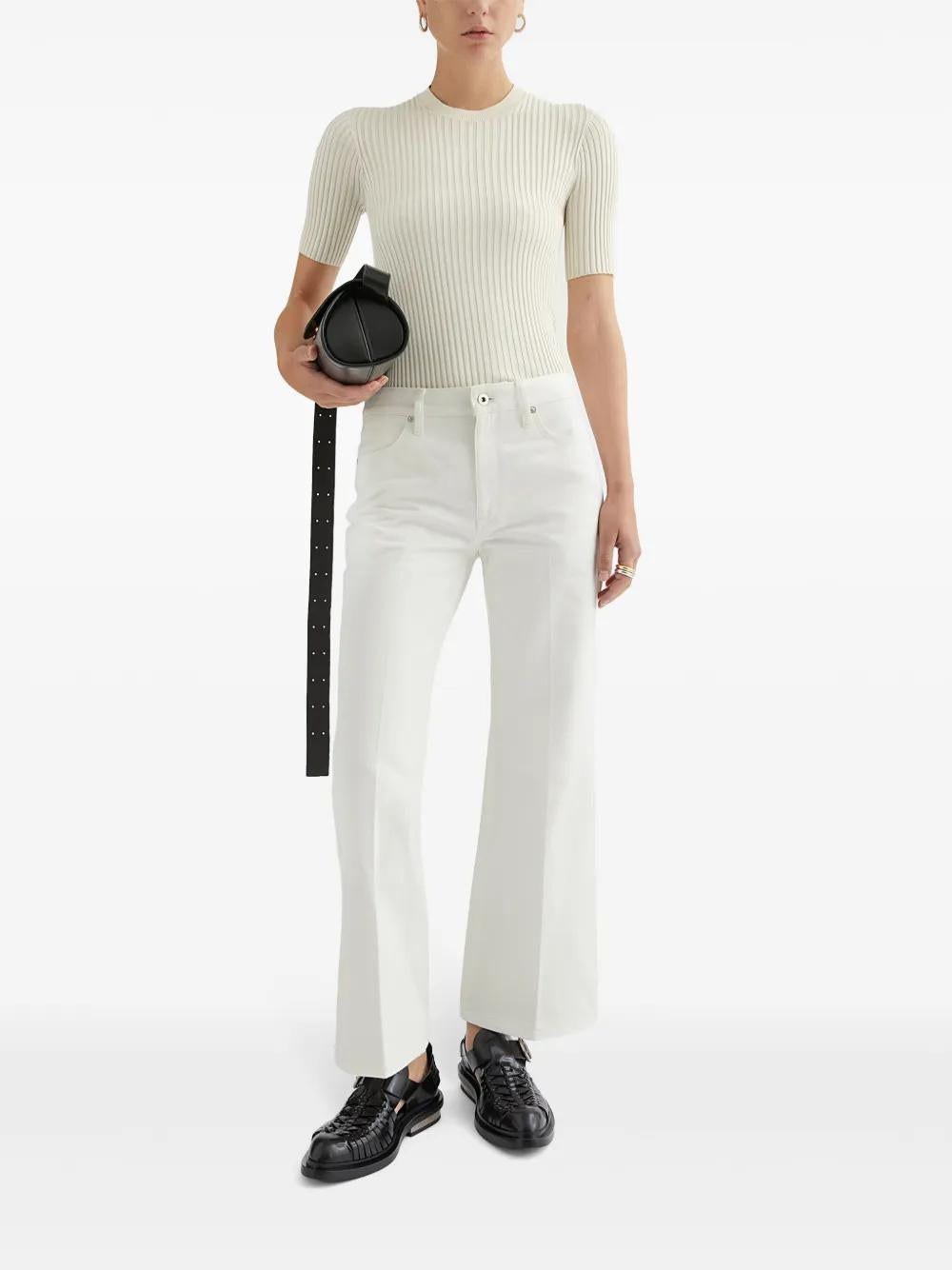 JIL SANDER Flared High-Waisted Women's Pants