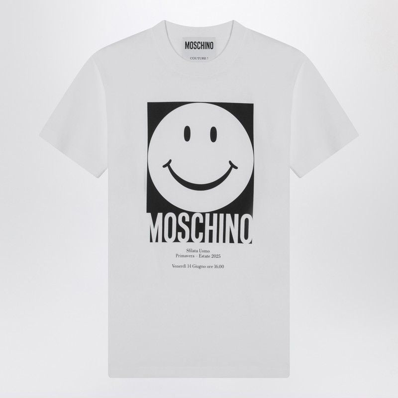 MOSCHINO COUTURE Smile Graphic T-Shirt for Women - SS25