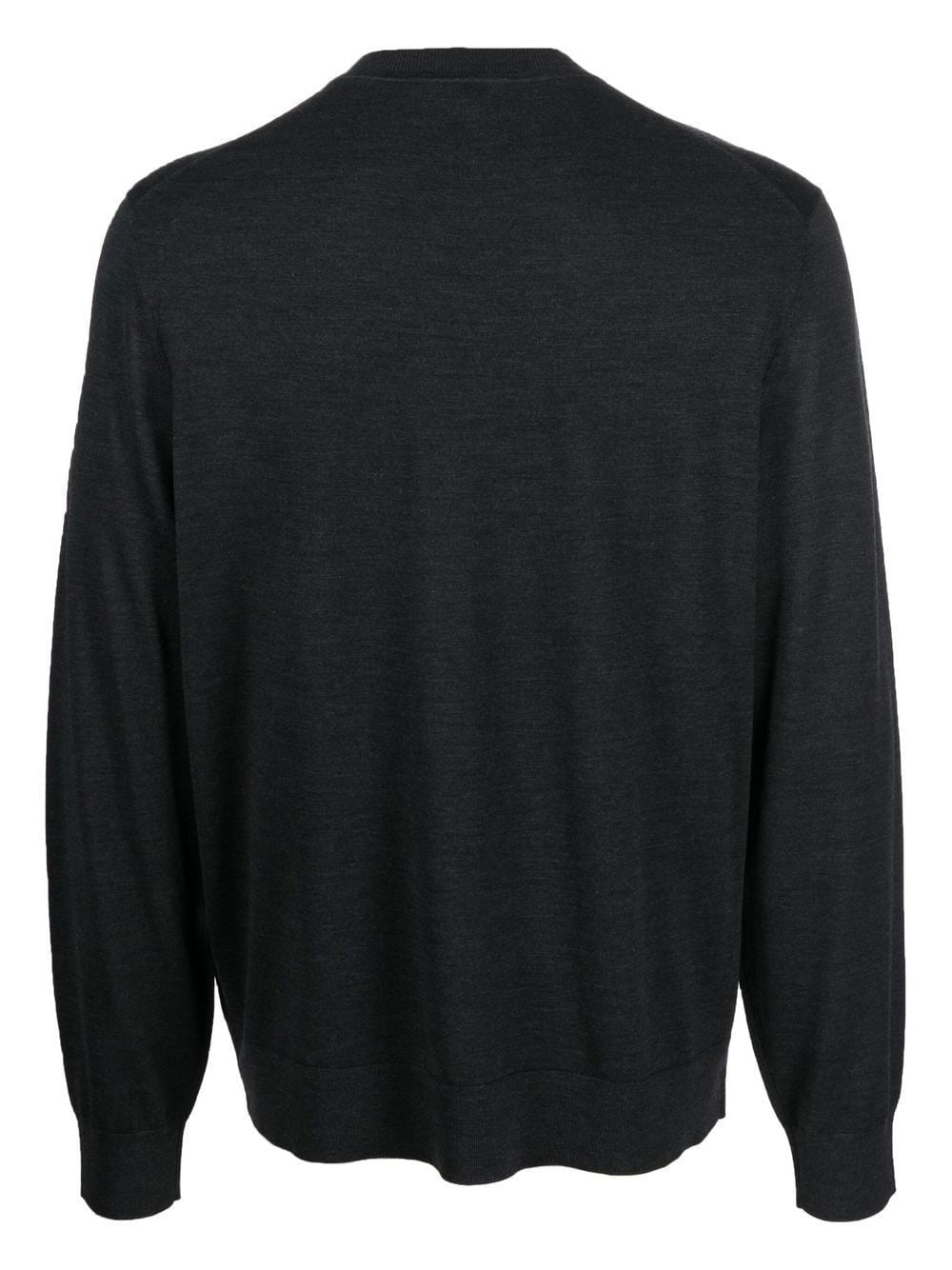 THEORY Crew Neck Knitted Sweater for Men
